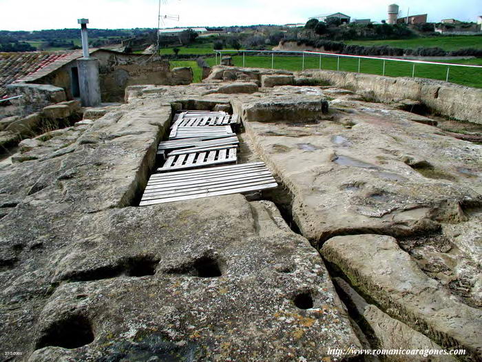 VISTA DE LA PLATAFORMA ROCOSA ANTES DE LA RESTAURACIÓN